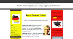 Desktop Screenshot of learn-german-language-online.com